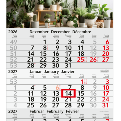 3 Monatskalender Recycling